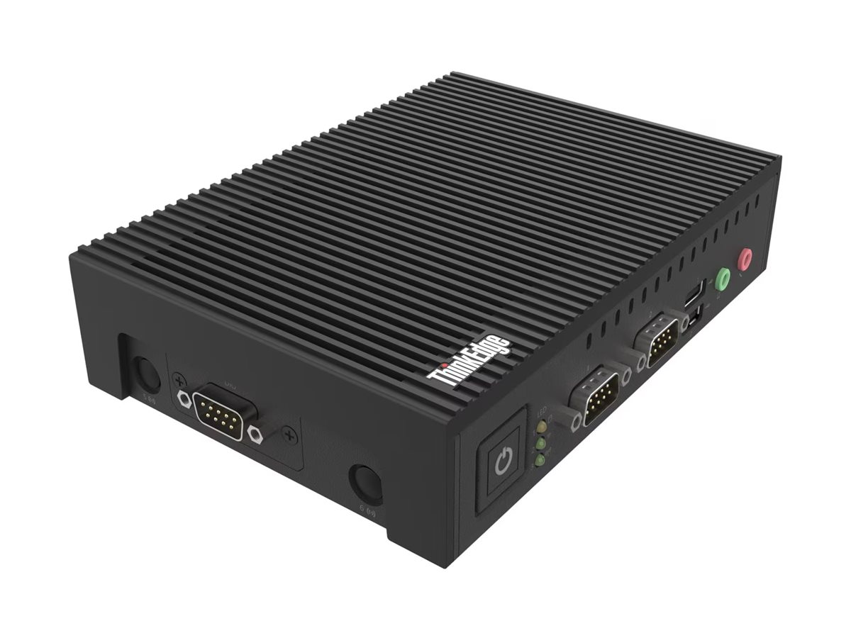 Lenovo ThinkEdge SE30n Gen 2 13LV - USFF - Core 5 120U / 1.4 GHz - vPro - RAM 8 GB - SSD 256 GB - TCG Opal Encryption 2, NVMe - Intel Graphics - 1GbE, 2.5GbE, Wi-Fi 6E, Bluetooth 5.3 - WLAN: 802.11a/b/g/n/ac/ax (Wi-Fi 6E)