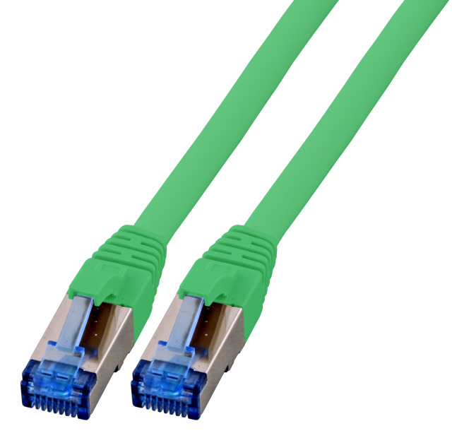 EFB Elektronik K5525FGN.0,25 cable de red Verde 0,25 m Cat6a S/FTP (S-STP)