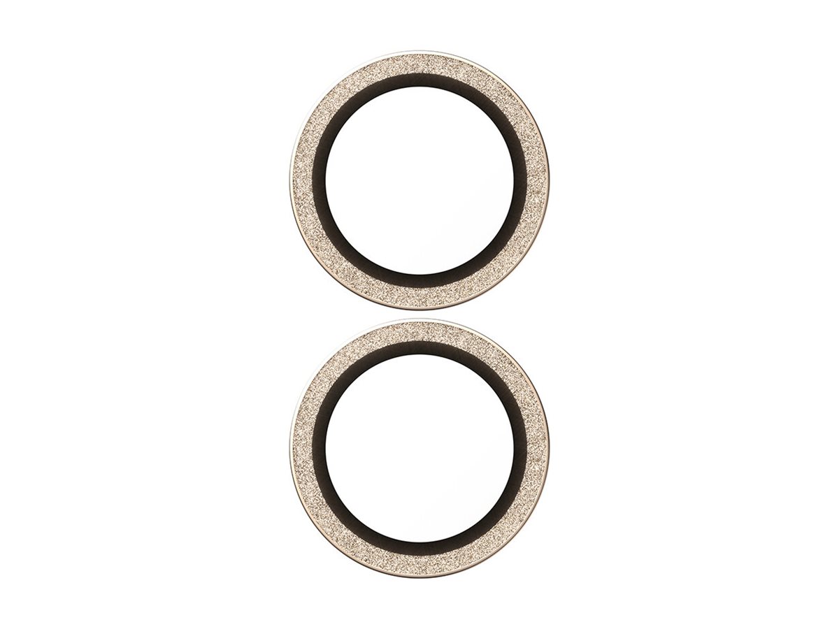 PanzerGlass � Hoops� Camera Lens Protector Glitter Gold iPhone 17 | iPhone 16 | 16 Plus Protection d�cran transparent Apple 1 pi�ce(s)