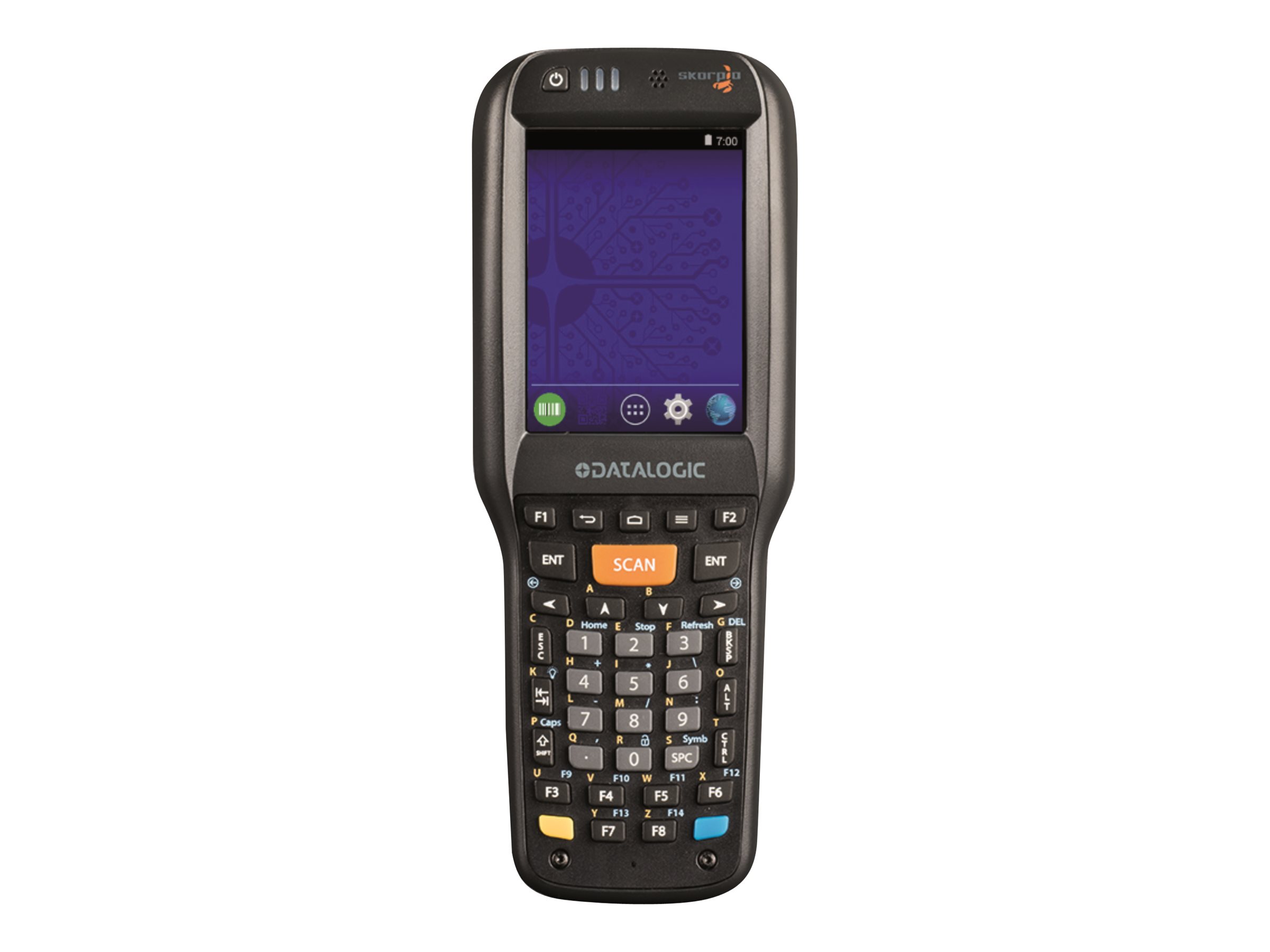 Datalogic Skorpio X4 handheld mobile computer 8.13 cm (3.2) 240 x 320 pixels Touchscreen 388 g Black