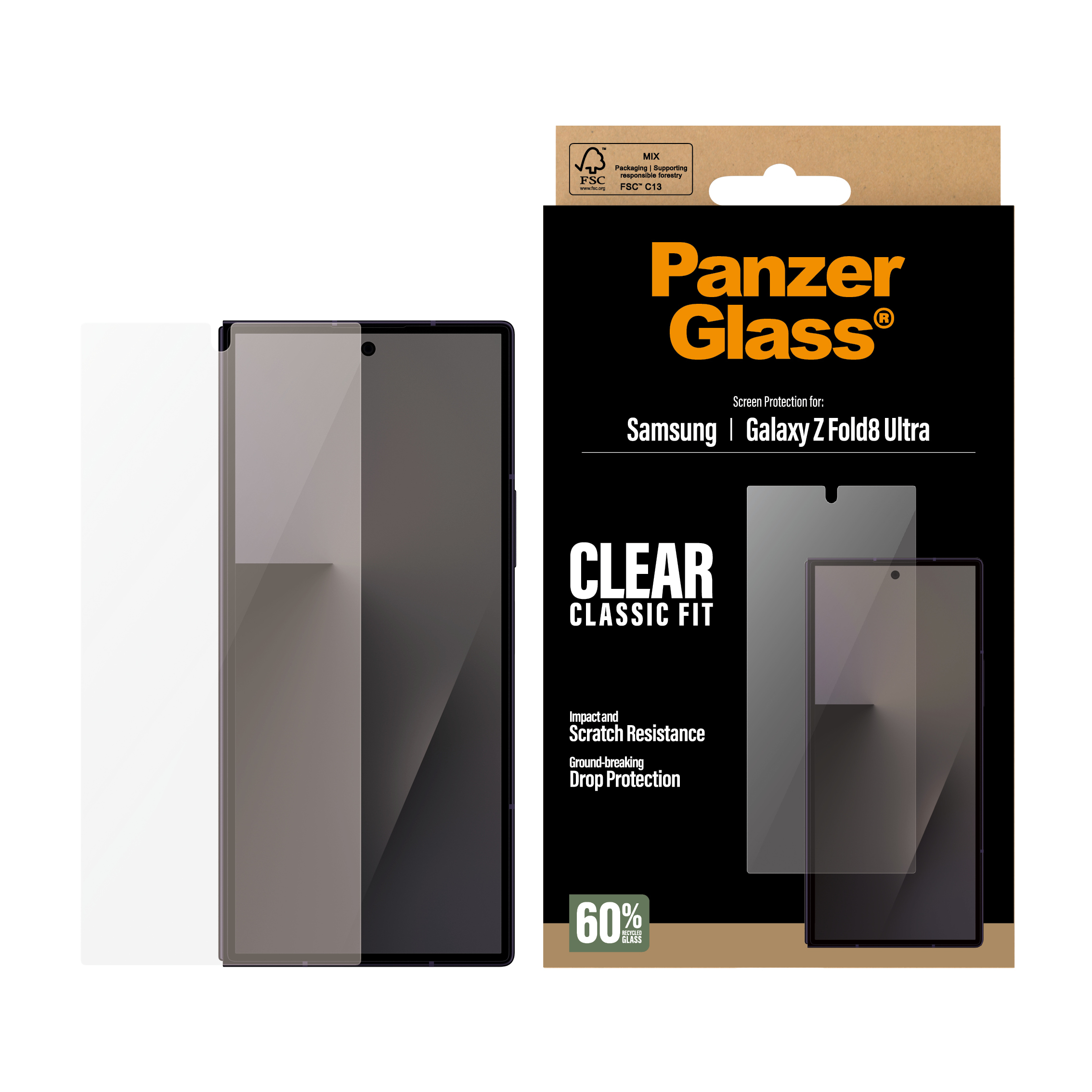 PanzerGlass Sub Displayschutz Samsung Galaxy Z Fold8 Ultra - Classic Fit
