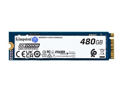 Kingston Data Center DC2000B - SSD - Enterprise - 480 GB - intern - M.2 2280 - PCIe 4.0 x4 (NVMe)