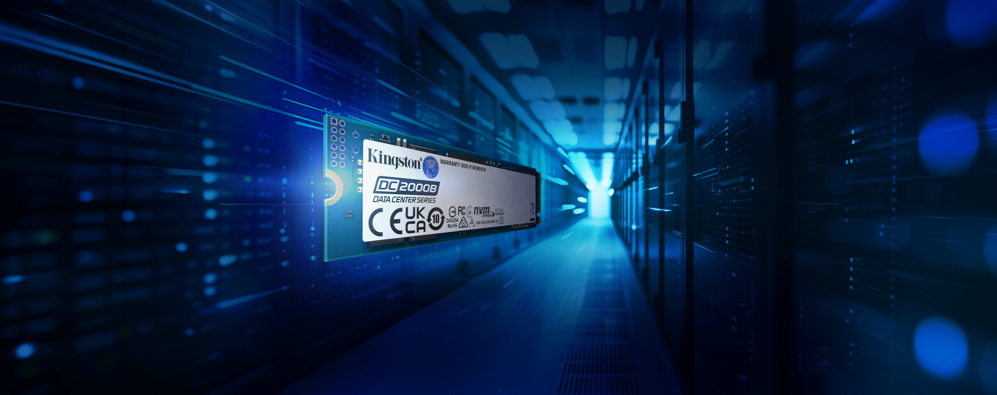 Kingston Data Center DC2000B - SSD - Enterprise - 480 GB - intern - M.2 2280 - PCIe 4.0 x4 (NVMe)