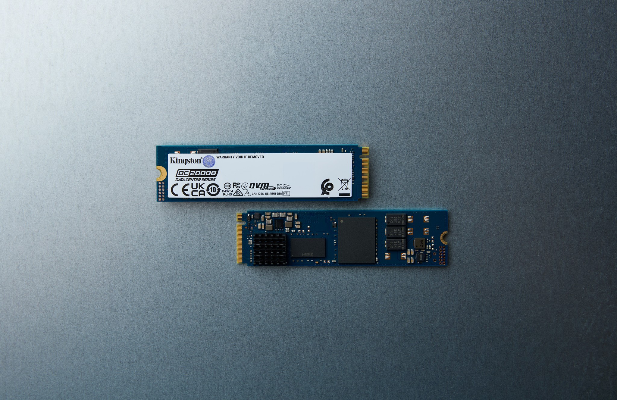 Kingston Data Center DC2000B - SSD - Enterprise - 480 GB - intern - M.2 2280 - PCIe 4.0 x4 (NVMe)