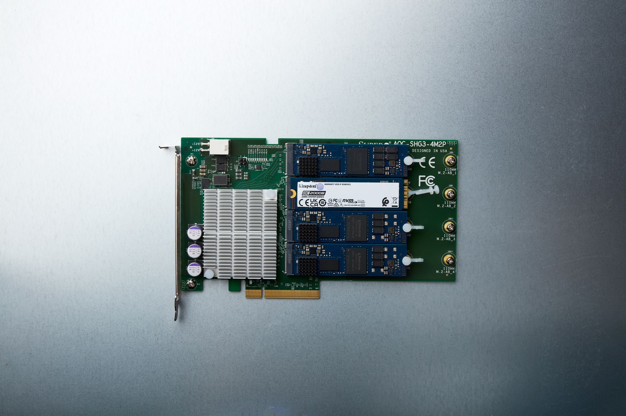 Kingston Data Center DC2000B - SSD - Enterprise - 480 GB - intern - M.2 2280 - PCIe 4.0 x4 (NVMe)