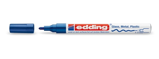 EDDING 751 paint - Marker - permanent - Blau
