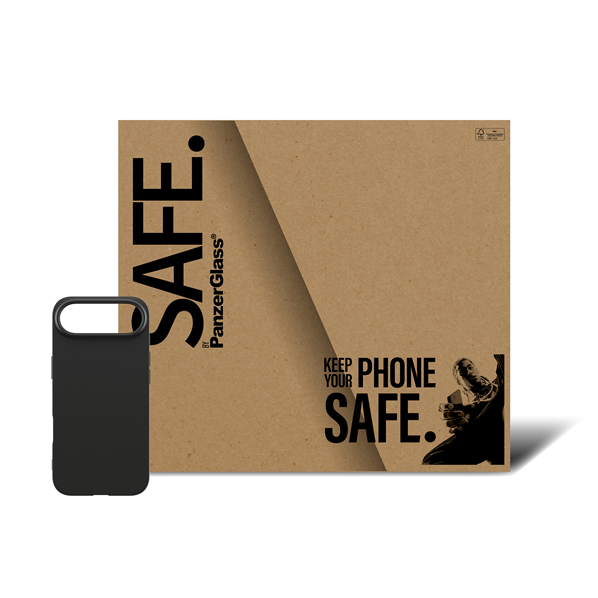 PanzerGlass SAFE. by � TPU Case Black iPhone Air | Bulk funda para tel�fono m�vil Negro