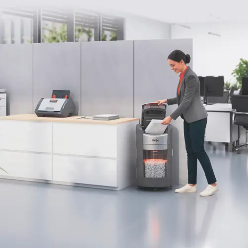Rexel ShredMax AutoFeed+ 300X Paper Shredder P4 25-litre waste