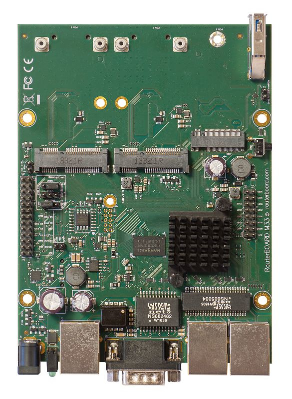 Mikrotik RBM33G Routeur connect� Noir, Vert, Gris