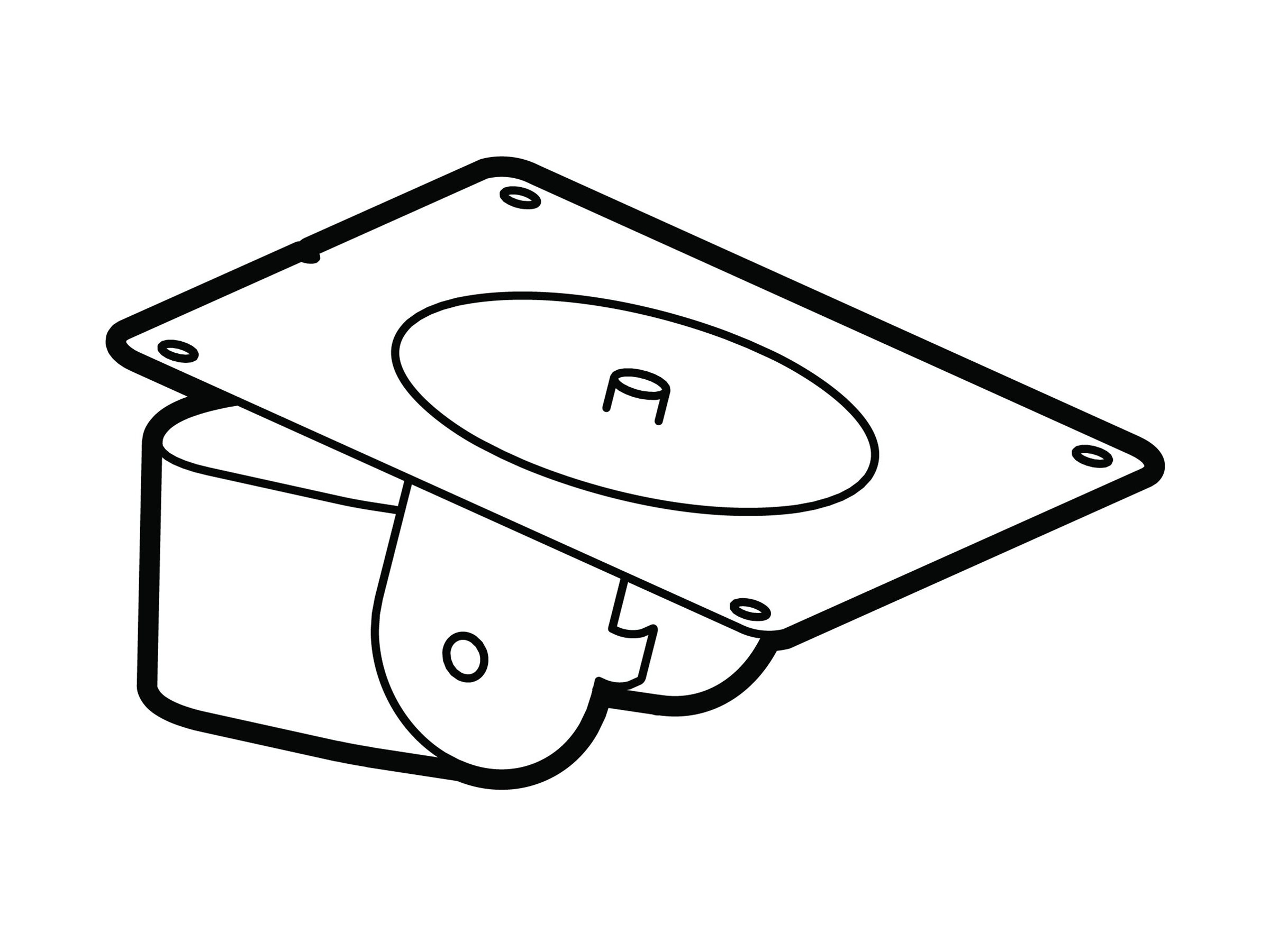 Ergotron LX Pro - Befestigungskit (Displaydrehpunkt) - fr Flachbildschirm - Umbausatz - Schwarz - Bildschirmgre: 86.4 cm (34)