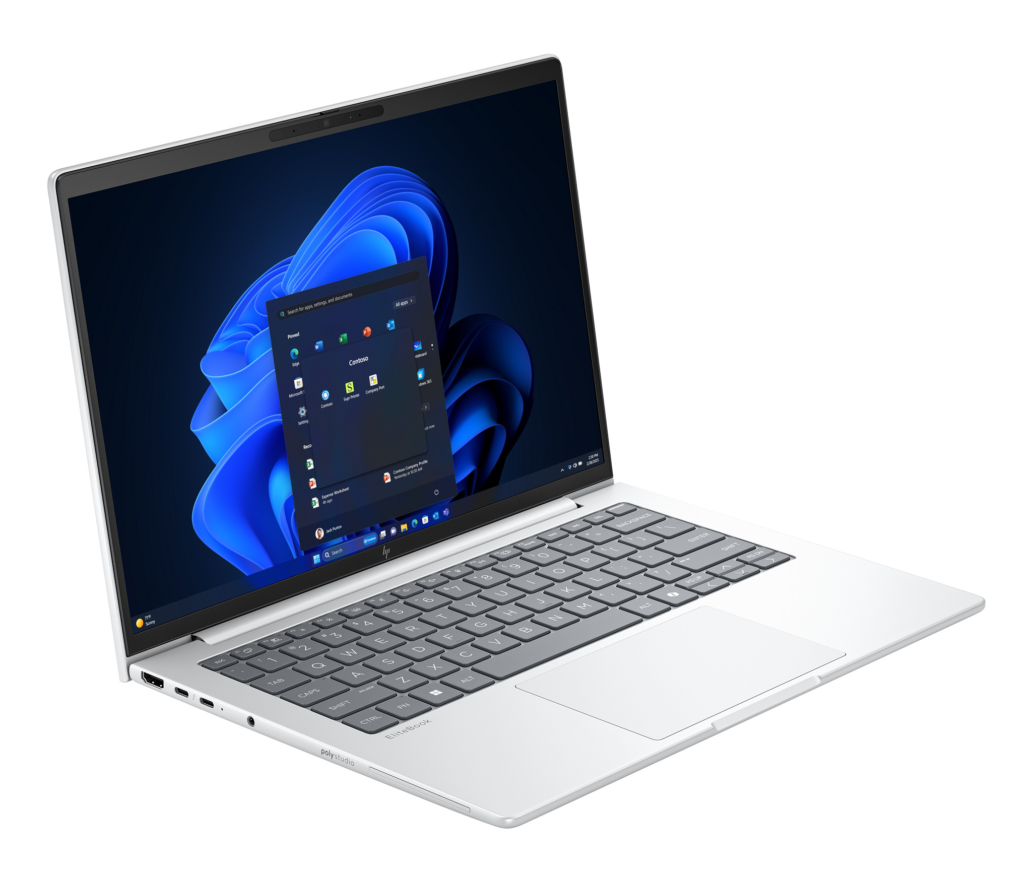 HP EliteBook 8 G1i Notebook AI - 174�-Scharnierdesign - Intel Core Ultra 7 255U / 2 GHz - Win 11 Pro - Intel Graphics - 16 GB RAM - 512 GB SSD NVMe - 35.6 cm (14)