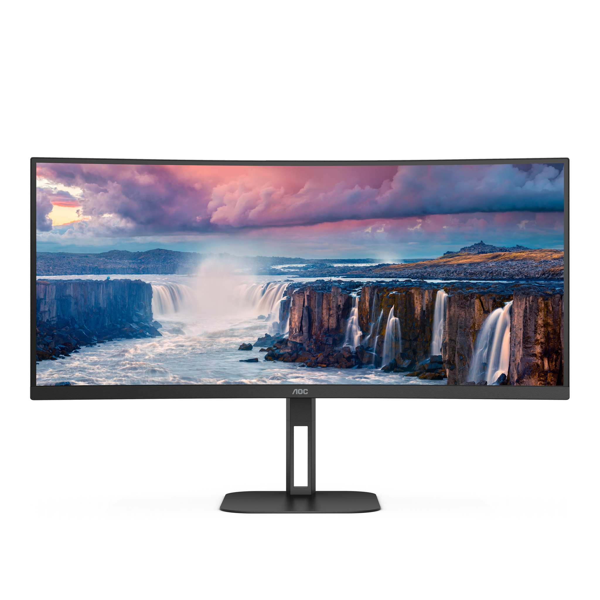 AOC V5 CU34V5C 86.4 cm (34) 3440 x 1440 pixels Wide Quad HD LED Black