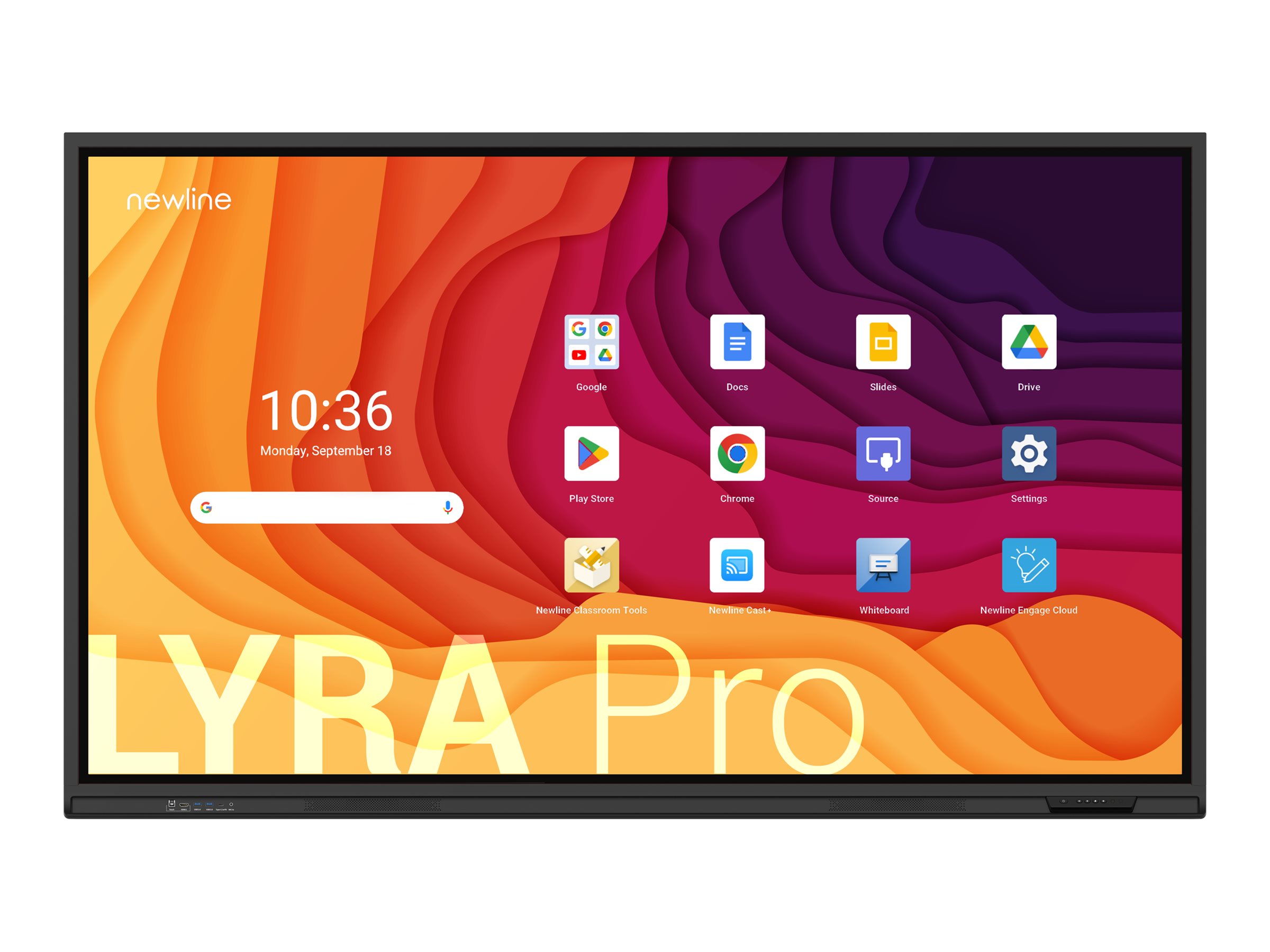 NewLine Lyra Pro TT-5523QA - 140 cm (55) Diagonalklasse LCD-Display mit LED-Hintergrundbeleuchtung - interaktiv - mit Touchscreen (Multi-Touch)