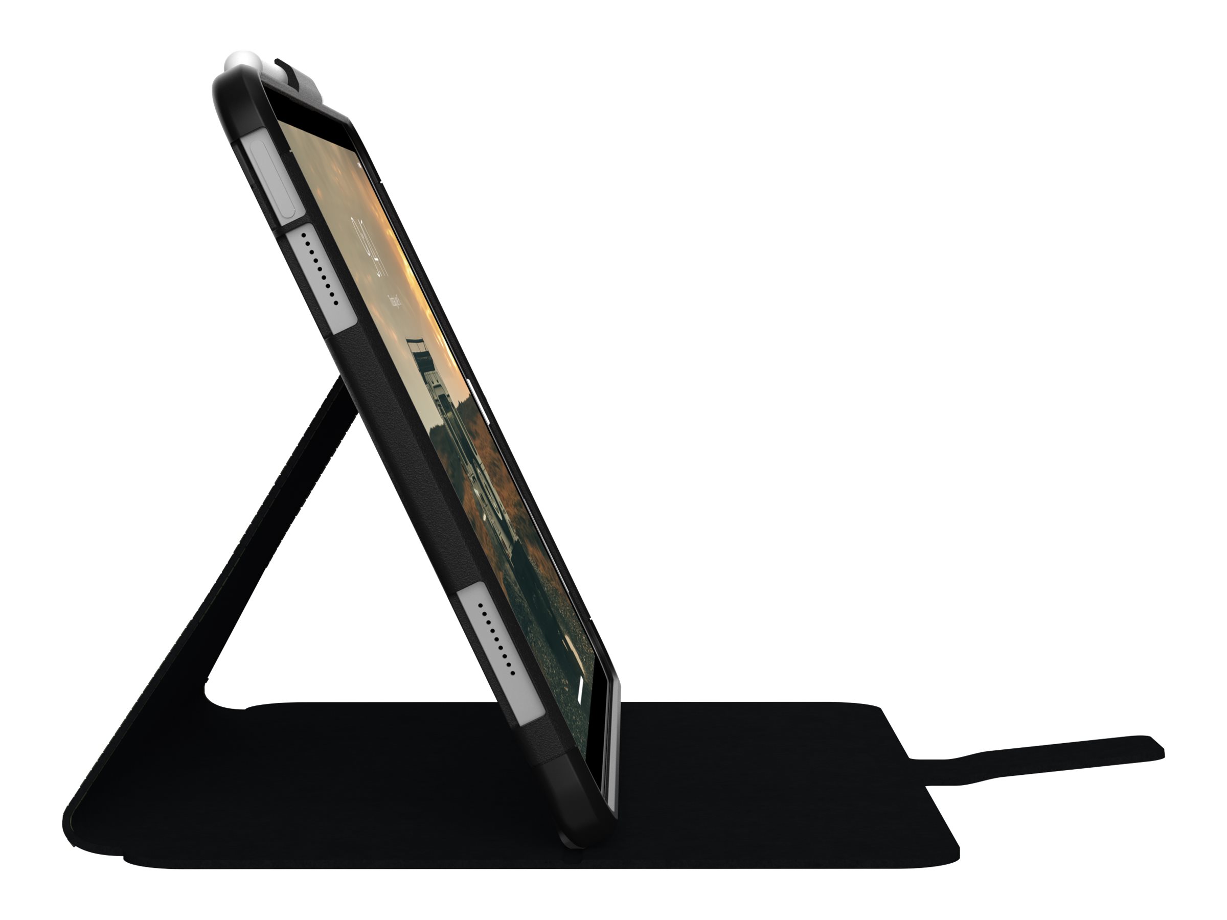 Urban Armor Gear UAG Rugged Case for iPad 10.9 (10th Gen, 2022) - Scout Folio Black/Olive - Bildschirmschutz f�r Tablet - Thermoplastisches Polyurethan (TPU)