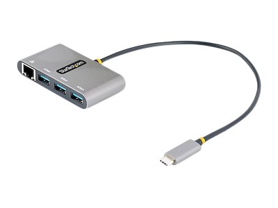 StarTech.com Adaptateur Multiport USB-C - Mini Dock USB-C avec HDMI 4K, 3x  USB 3.0 Hub, SD/SDHC, GbE, 60W PD 3.0 Pass-Through - Station d'Accueil  USB-C pour PC Portable Type-C/Thunderbolt 3 sur