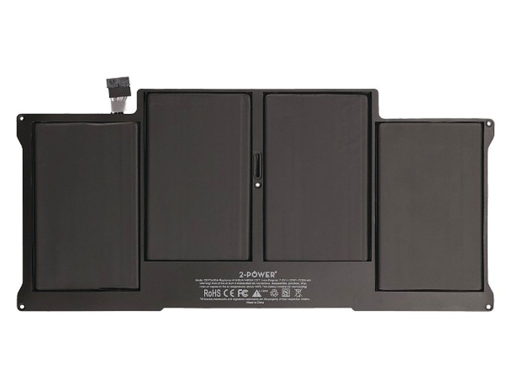 2-power 2P-A1496 - Akku - Apple MacBook Air 13 A1369 (Late 2010 - Mid 2011) - A1466 (Mid 2012 - Mid 2013 - Early 2014 - Early...