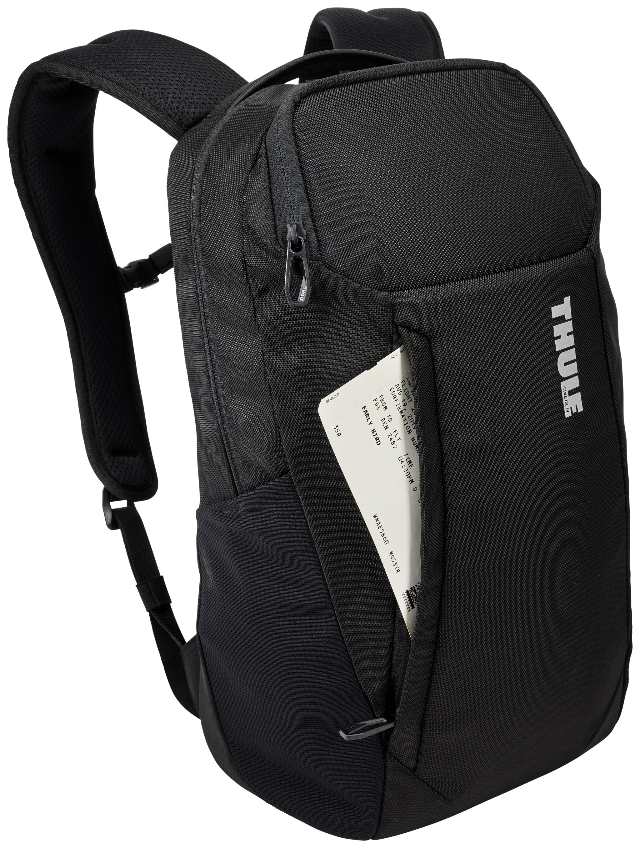 Thule Accent TACBP2115 - Black zaino Zaino da viaggio Nero Poliestere riciclato