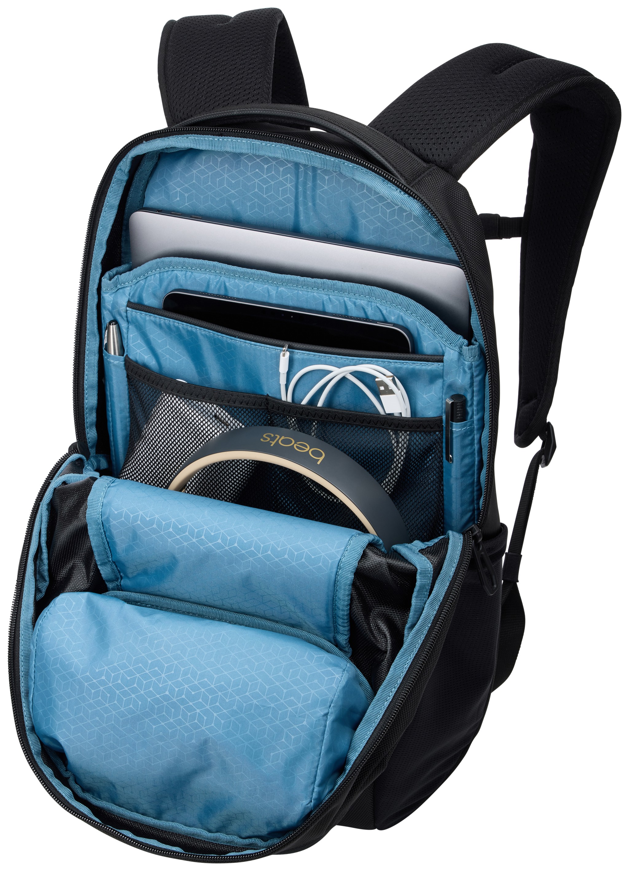 Thule Accent TACBP2115 - Black zaino Zaino da viaggio Nero Poliestere riciclato
