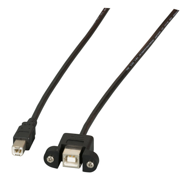 EFB Elektronik K5293SW.1,8V2 cable USB 1,8 m USB 2.0 USB B Negro