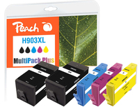 Peach PI300-865 cartuccia dinchiostro 5 pz Compatibile Resa elevata (XL) Nero, Ciano, Magenta, Giallo