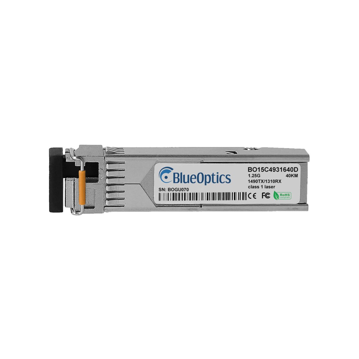 BlueOptics BO15C4931640DIN Bidi SFP Transceiver 1000BASE-BX-D 40KM industrial