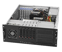 Supermicro SuperChassis 842TQC-668B Supporto Nero, Grigio 668 W