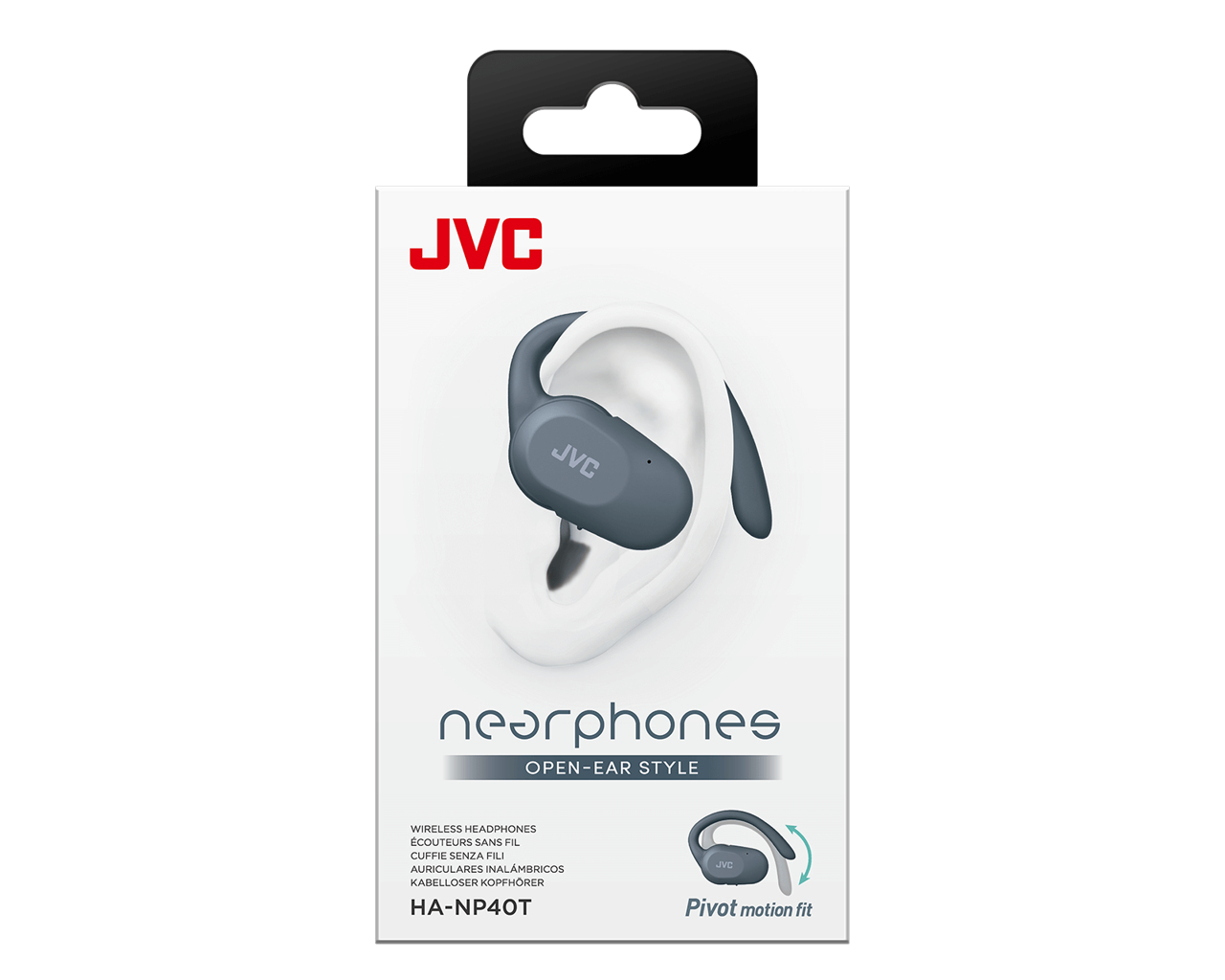 JVC HA-NP40T Headset True Wireless Stereo (TWS) Ear-hook, In-ear Calls/Music Bluetooth Grey