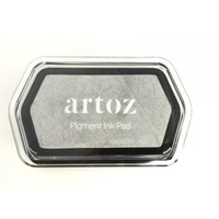 Artoz Papier Stempelkissen Brilliance silber 9.0 x 6.0 cm