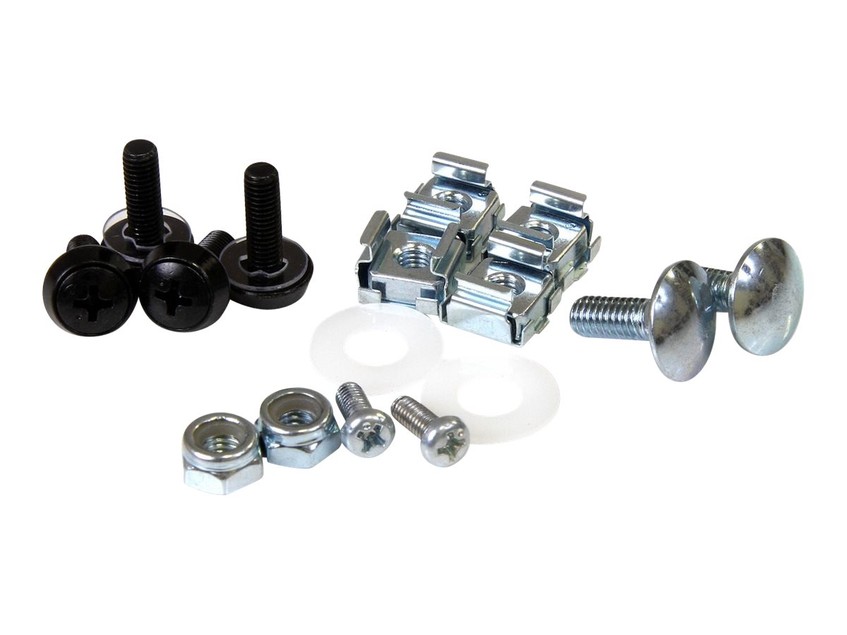 StarTech.com 19 DIN Rail Rackmount Kit einstellbar mit Hutschiene/Mini/ G-Schiene - Rack-Schienen-Kit - Schwarz - 2U - 48.3 cm (19)