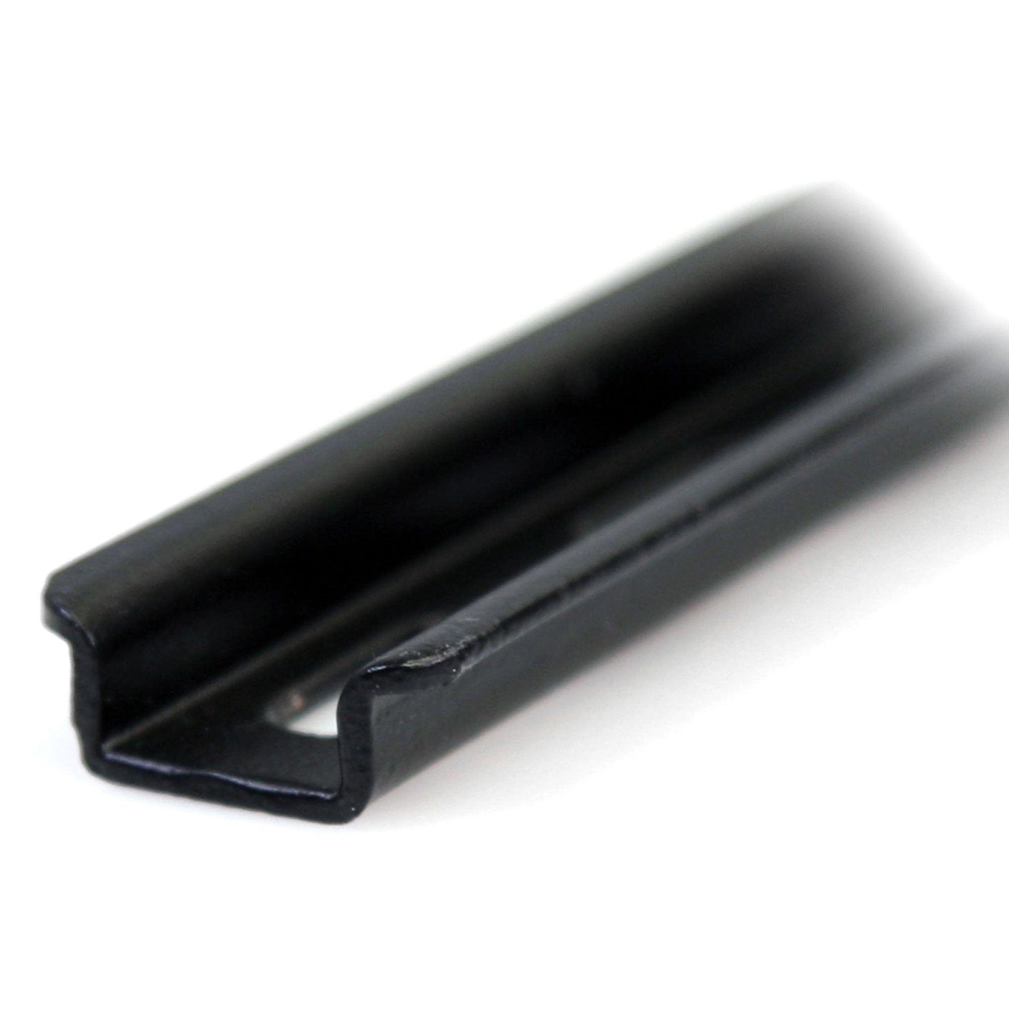 StarTech.com 19 DIN Rail Rackmount Kit einstellbar mit Hutschiene/Mini/ G-Schiene - Rack-Schienen-Kit - Schwarz - 2U - 48.3 cm (19)