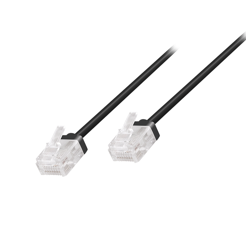 LogiLink Patchkabel CAT6A U/UTP Slim High-Flex schwarz - Kabel - Netzwerk
