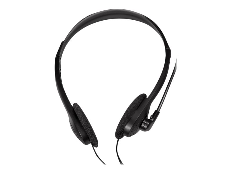 LogiLink HS0052 couteur/casque Avec fil Arceau Bureau/Centre dappels Noir