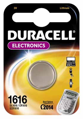 Duracell DL1616 Batterie � usage unique CR1616 Lithium