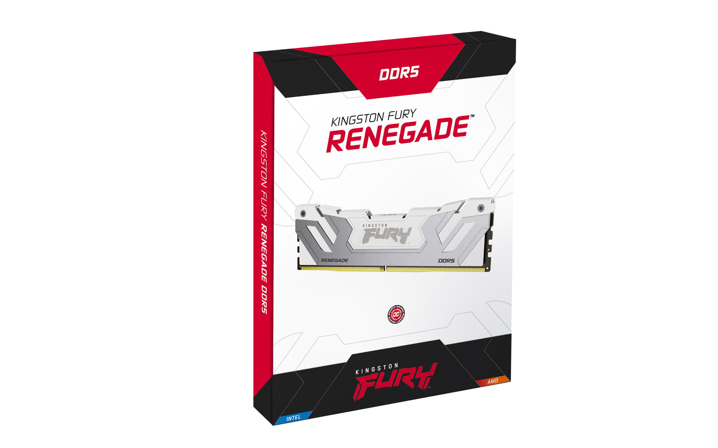 Kingston Technology FURY 24GB 8800MT/s DDR5 CL42 CUDIMM Renegade White