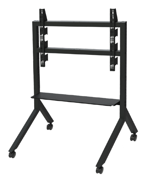 B-TECH Momentum BT8545 - Wagen - f�r Flachbildschirm - Stahl - Schwarz - Bildschirmgr��e: 139.7 - 218 cm (55-86)
