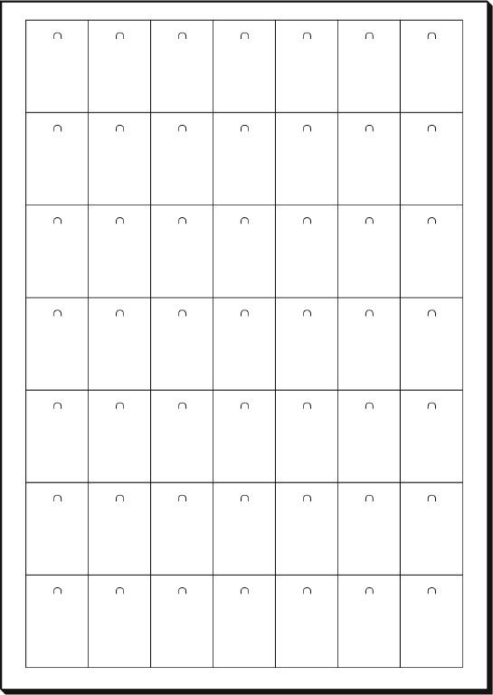 Sigel LP715 �tiquette � imprimer Blanc Imprimante d�tiquette non-adh�sive