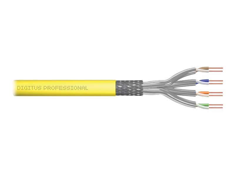 Digitus Cavo di installazione con doppino intrecciato CAT 7A, S/FTP, AWG 22/1, FRNC-C; LSZH-3
