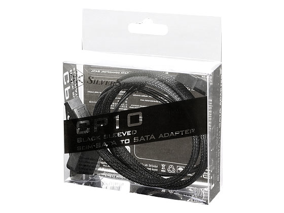 SilverStone CP10 - SATA-Kabel - interne Stromversorgung, 4-polig, SATA zu Slimline SATA (W)
