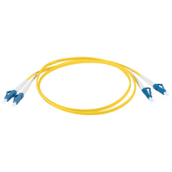 EFB Elektronik IPL-DR-LCULCU-2-1000 cable de fibra optica 10 m LC I-V(ZN) H OS2 Amarillo
