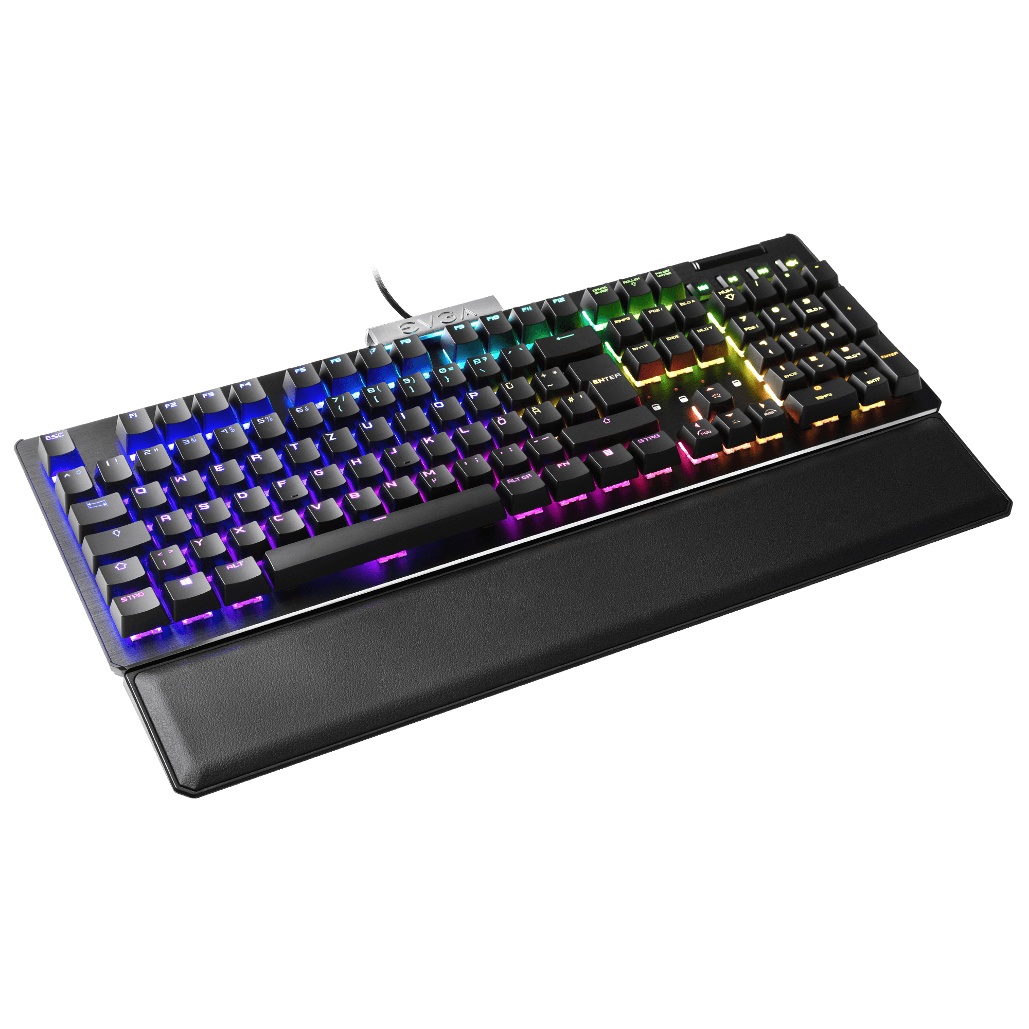 EVGA Z15 tastiera USB Tedesco Nero