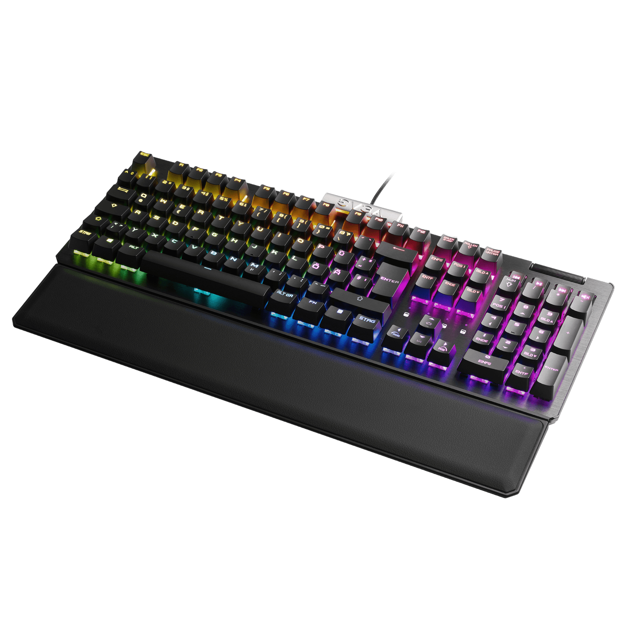 EVGA Z15 tastiera USB Tedesco Nero