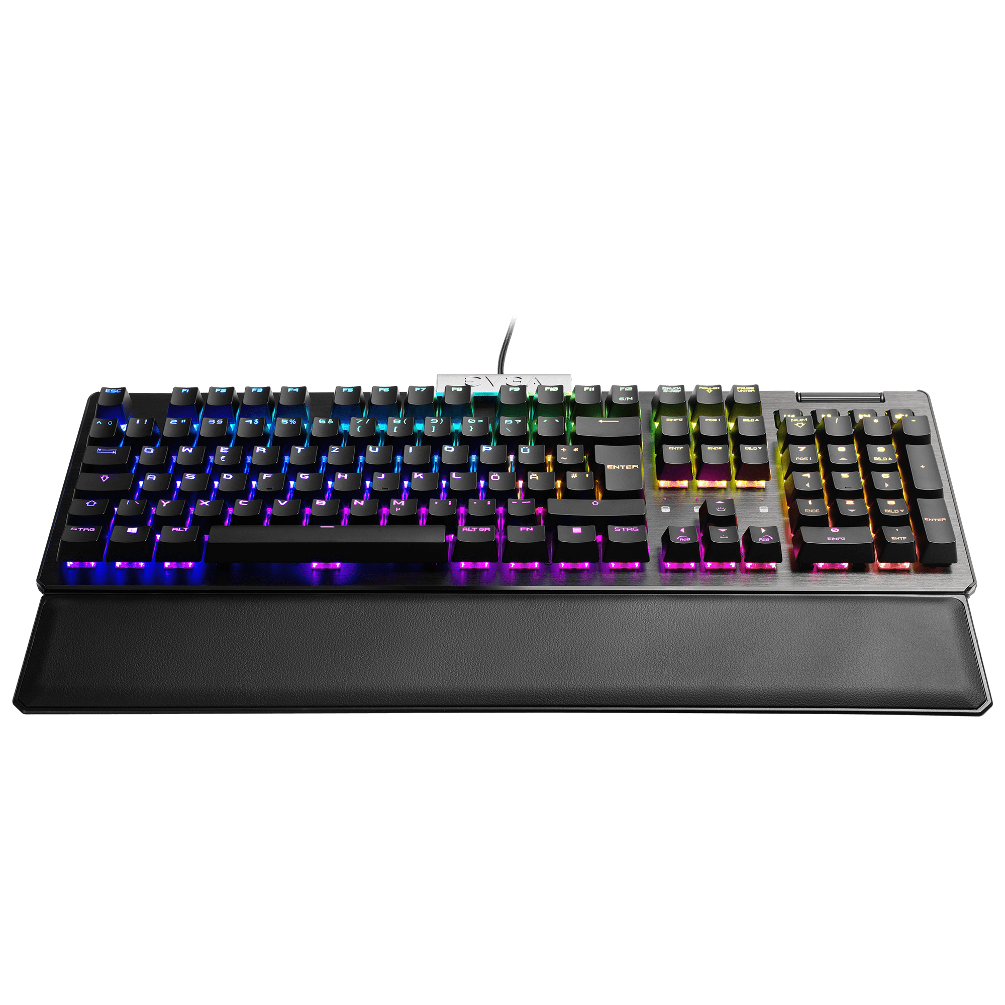 EVGA Z15 tastiera USB Tedesco Nero