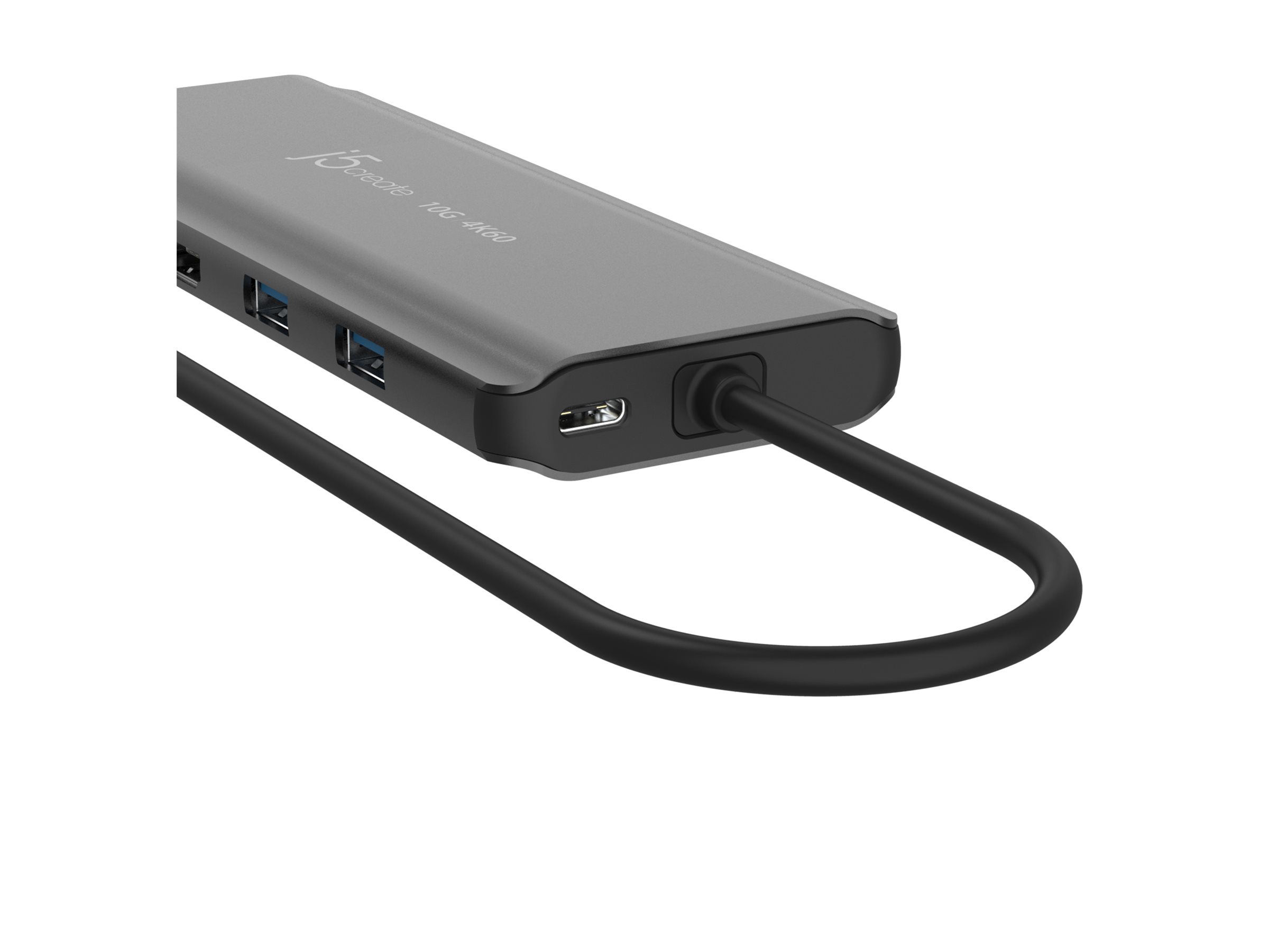j5create JCD398 USB-C� Dual 4K HDMI 10Gbps Mini Dock, Black