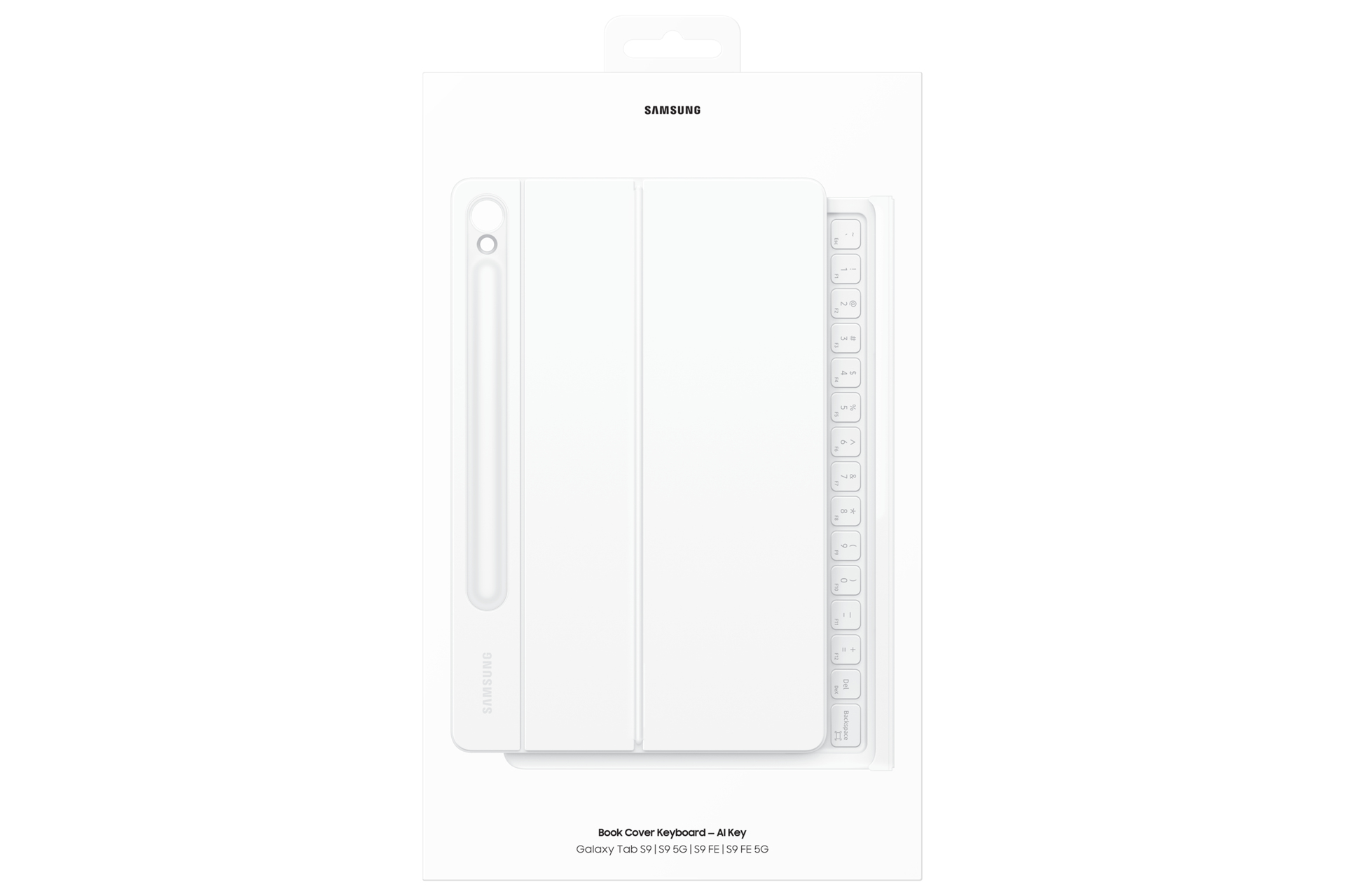 Samsung EF-DX725 QWERTY English Pogo Pin White
