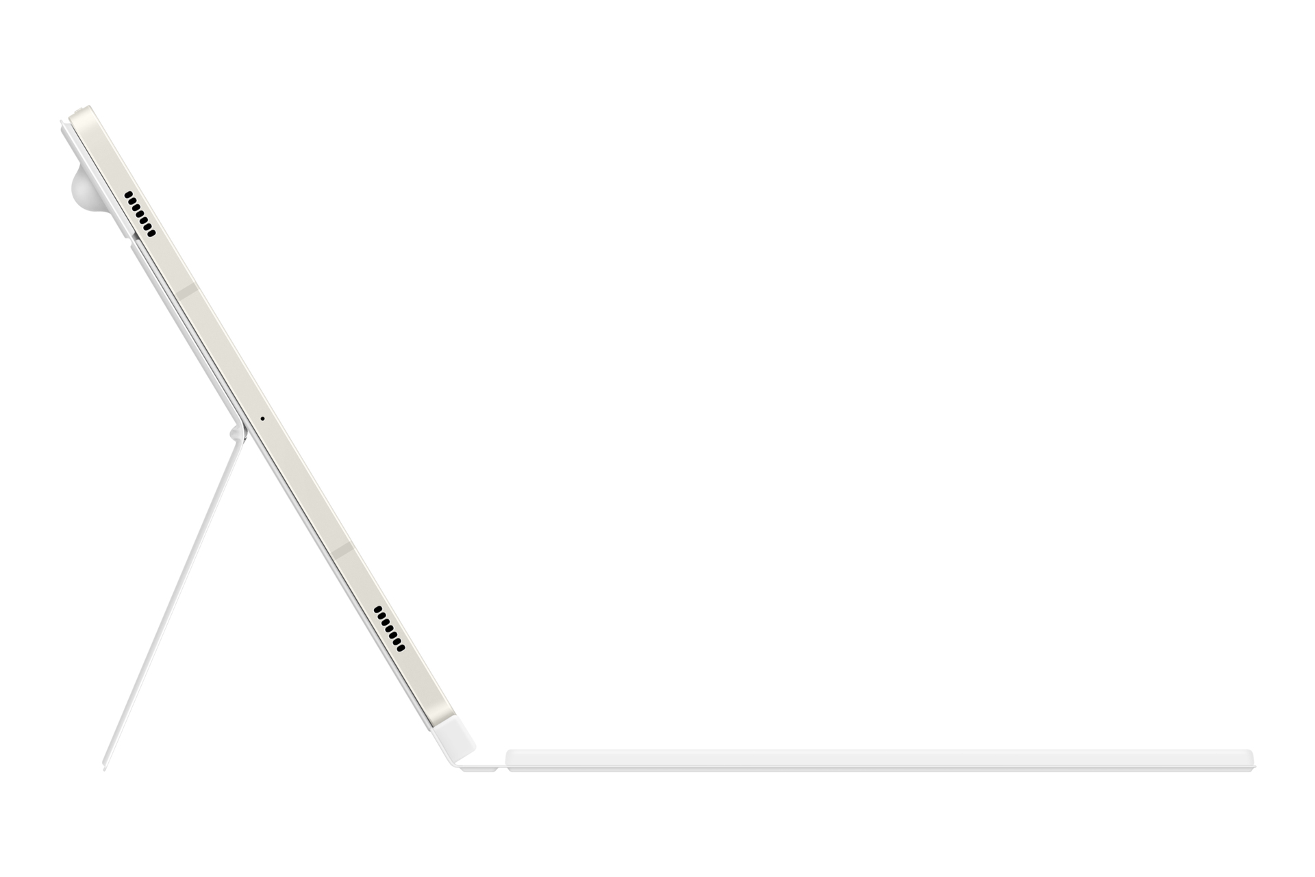 Samsung EF-DX725 QWERTY English Pogo Pin White