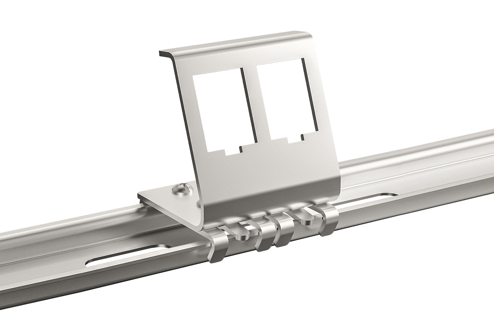 Digitus DIN-Rail Adapter with 2 DN-93615-S Keystone Modules
