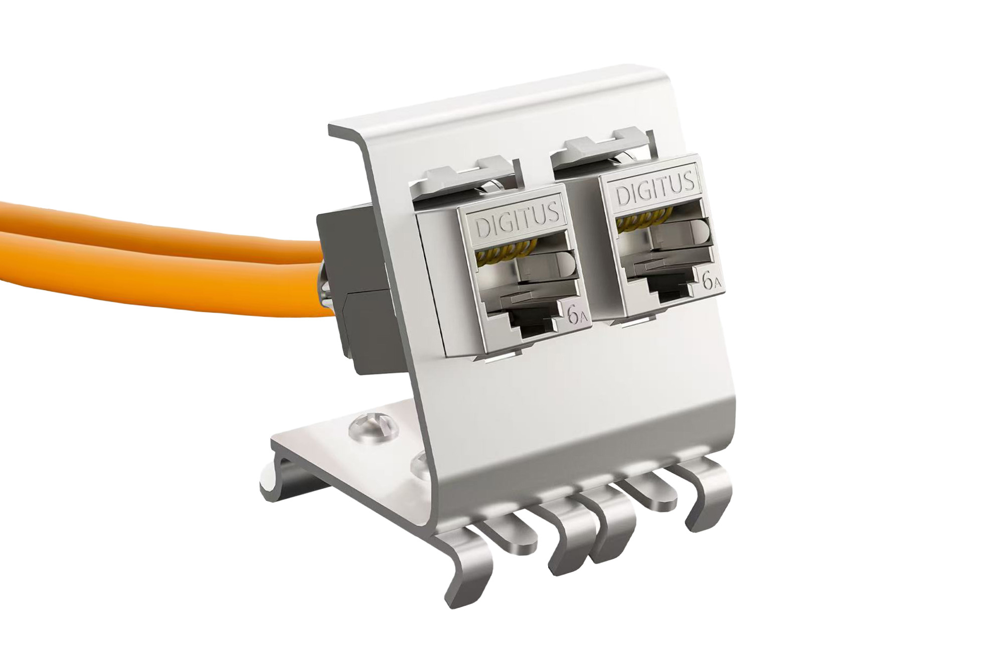 Digitus DIN-Rail Adapter with 2 DN-93615-S Keystone Modules
