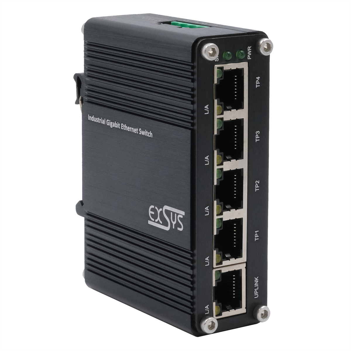 Exsys GmbH Mini 5-Port Ethernet Switch - 5*10/100/1000Tx EX-62020 - Switch - 0,1 Gbps