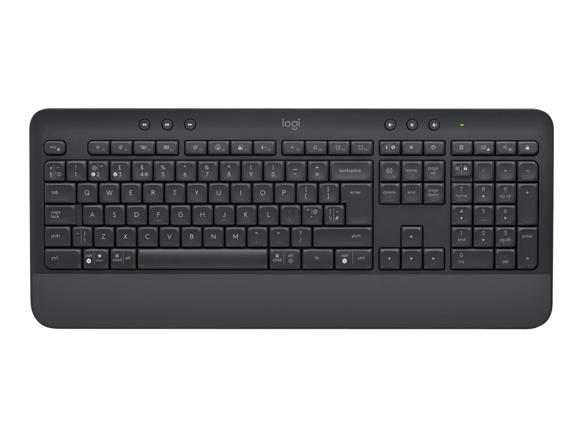 Logitech Signature K650 clavier Bluetooth QWERTZ Suisse Graphite