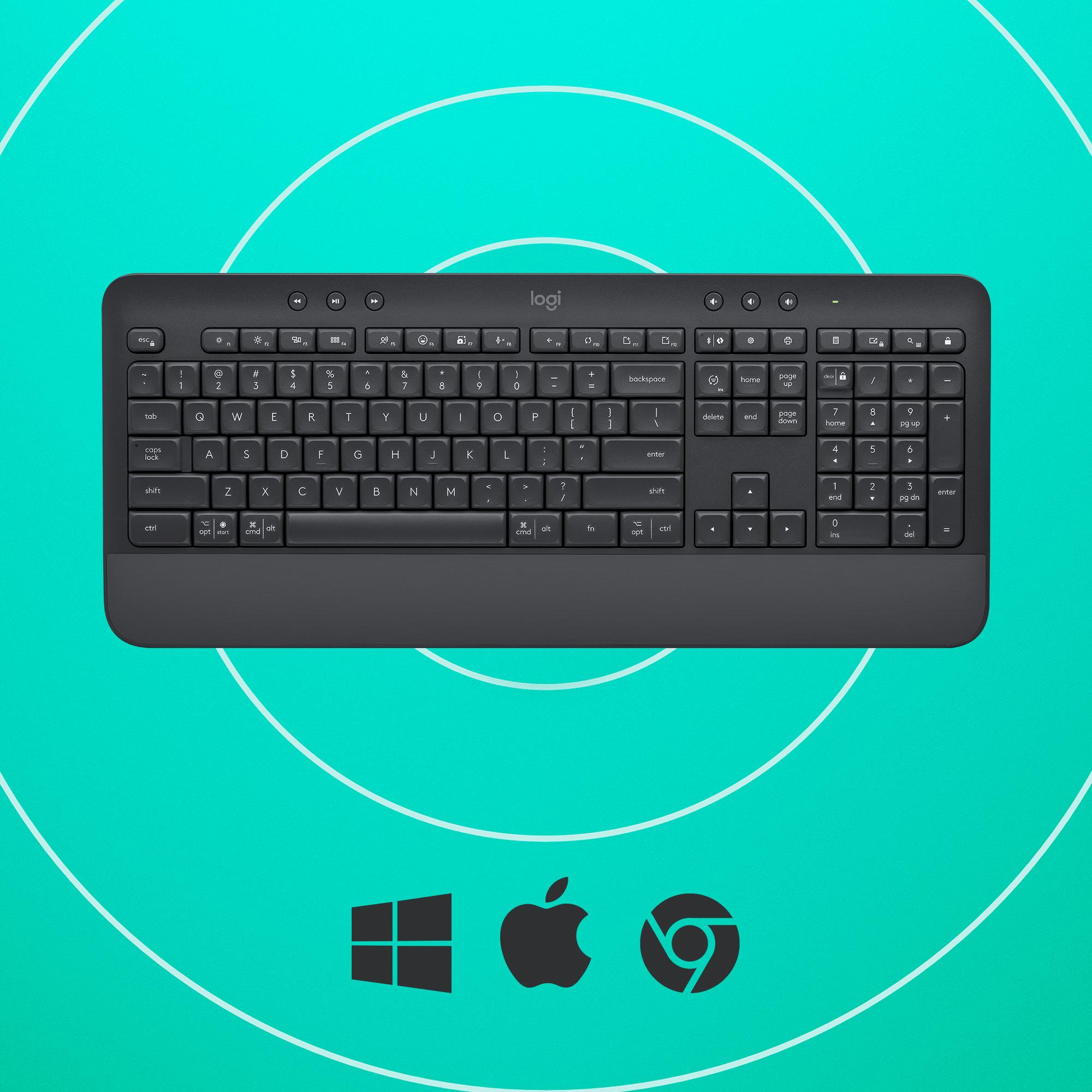 Logitech Signature K650 Teclado Inalámbrico Bluetooth Grafito